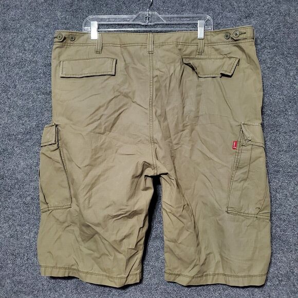 Levi's Two Horse Brand Cargo Shorts Mens 42 Retro Military Outdoor Utility Work - Picture 2 of 13